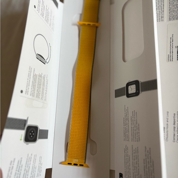 Apple Yellow Sport Loop Apple Watch Band 44 MM - Picture 4 of 5